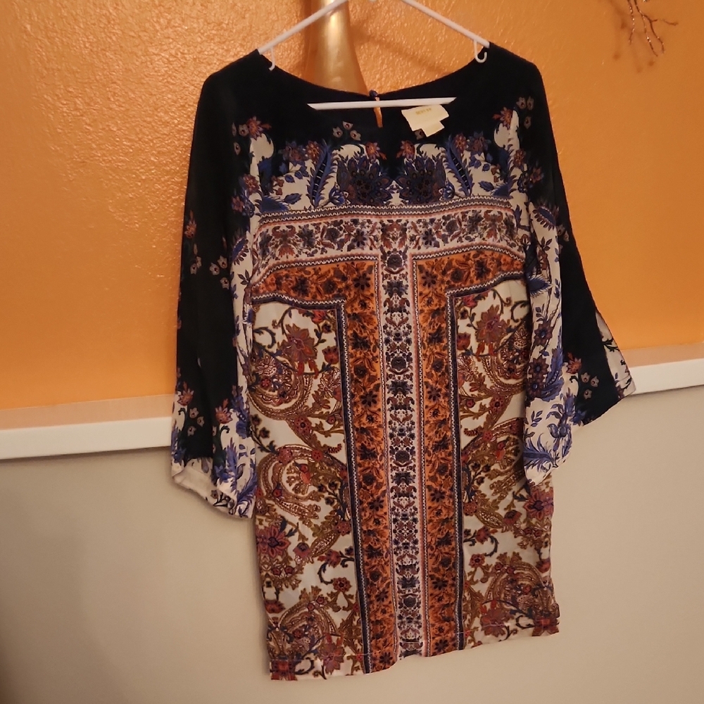 Maeve By Anthropologie Multicolor Patterned Dress